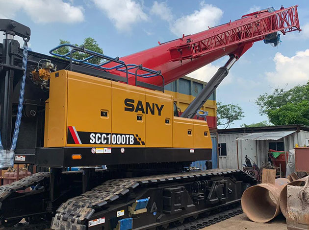 100T Telescopic Crawler Crane