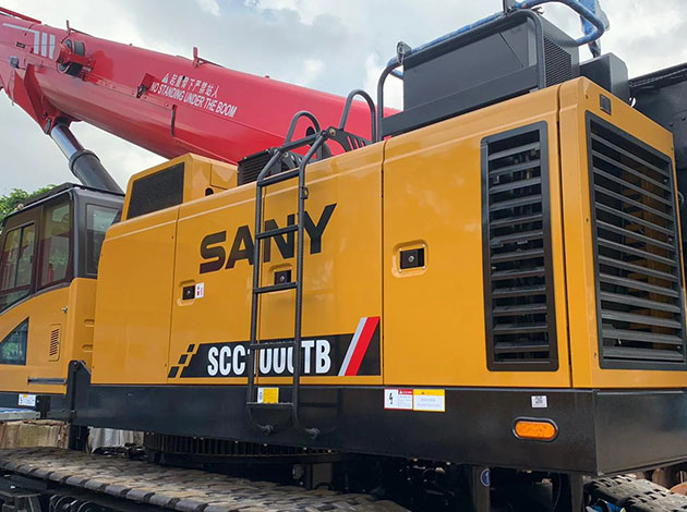 100T Telescopic Crawler Crane