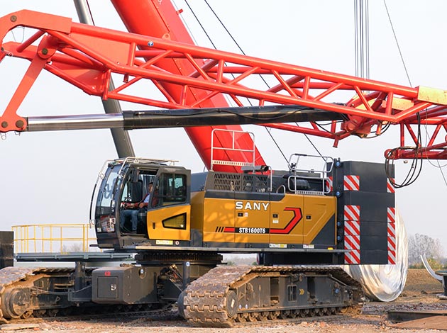 160T Telescopic Crawler Cranes