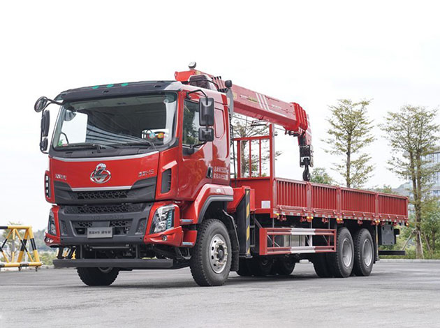 Dongfeng 300 Hp 6X4 8.15M 25T Mobile Crane